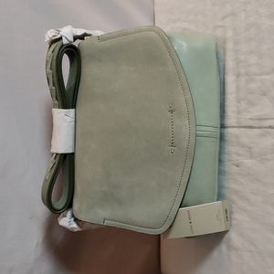 NEW Lucky Brand Lyia Leather Large Crossbody Bag